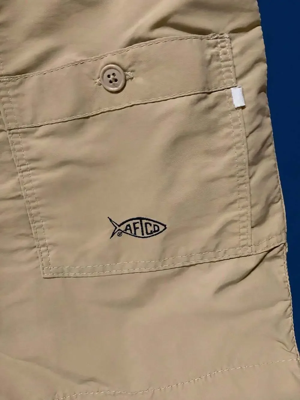 AFTCO Bluewater The Original Fishing Khaki Shorts size 34